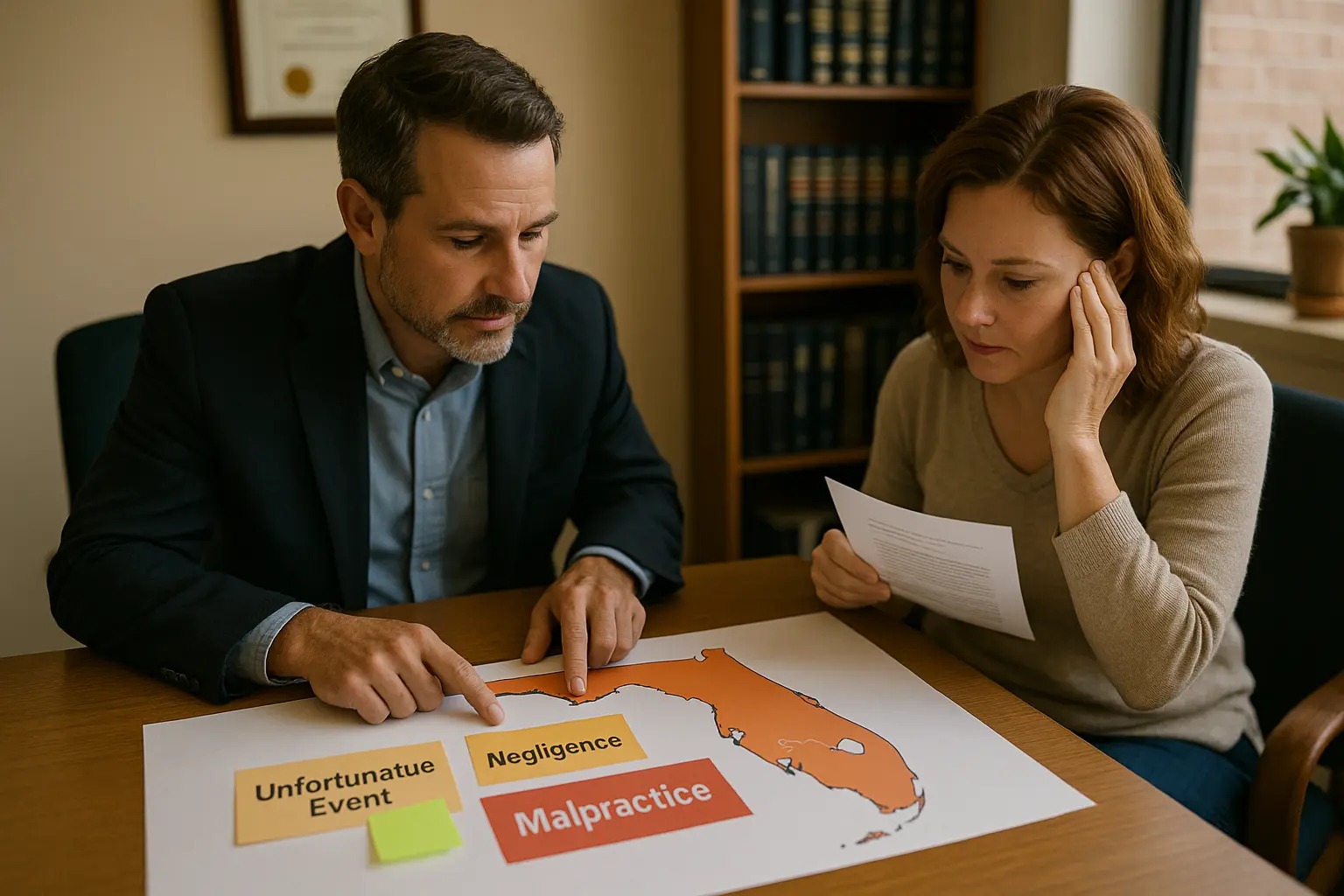 How to tell malpractice from negligence in Florida
